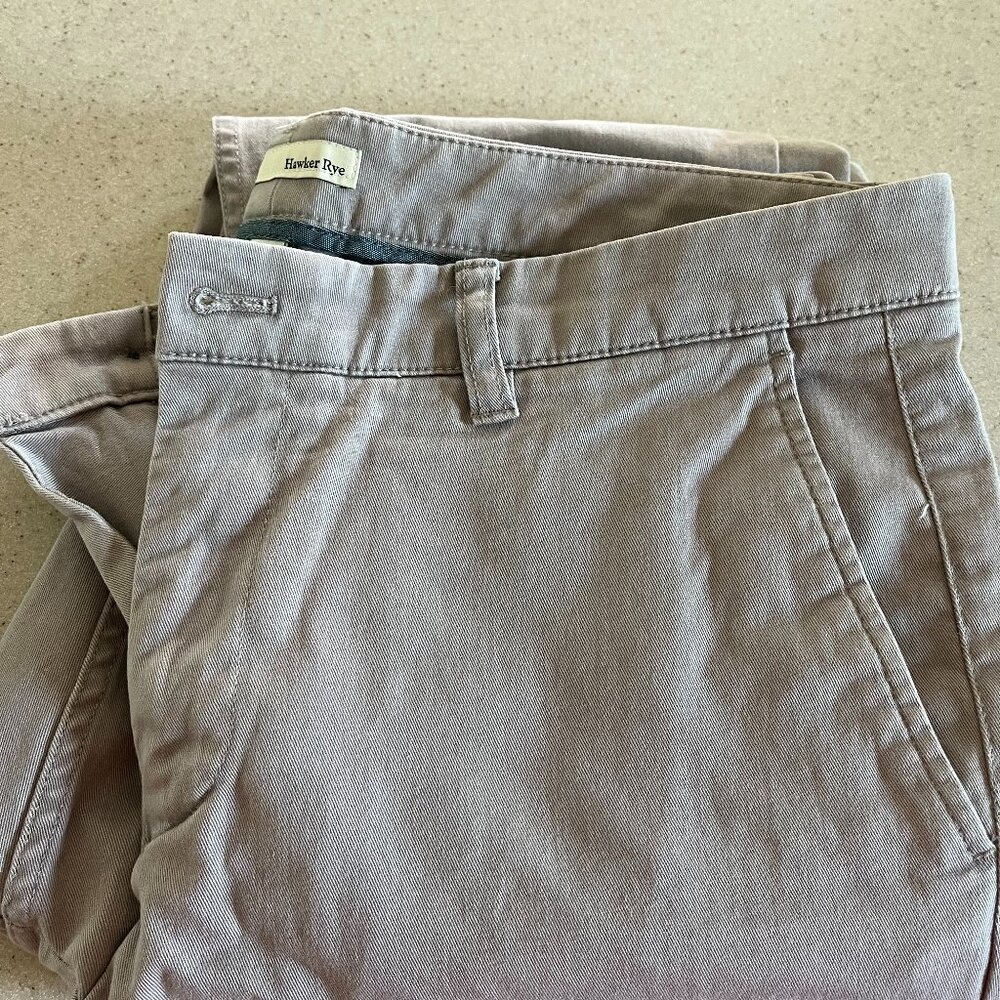 Men's Light Grey Chinos 34/32